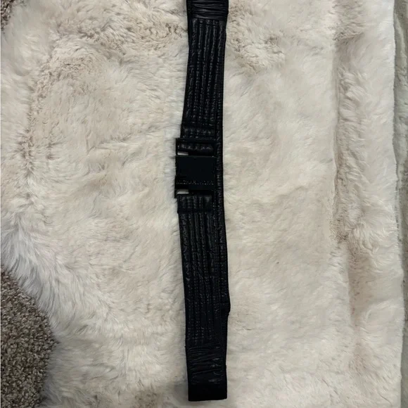 Black Textured Belt - Picture 1 of 2